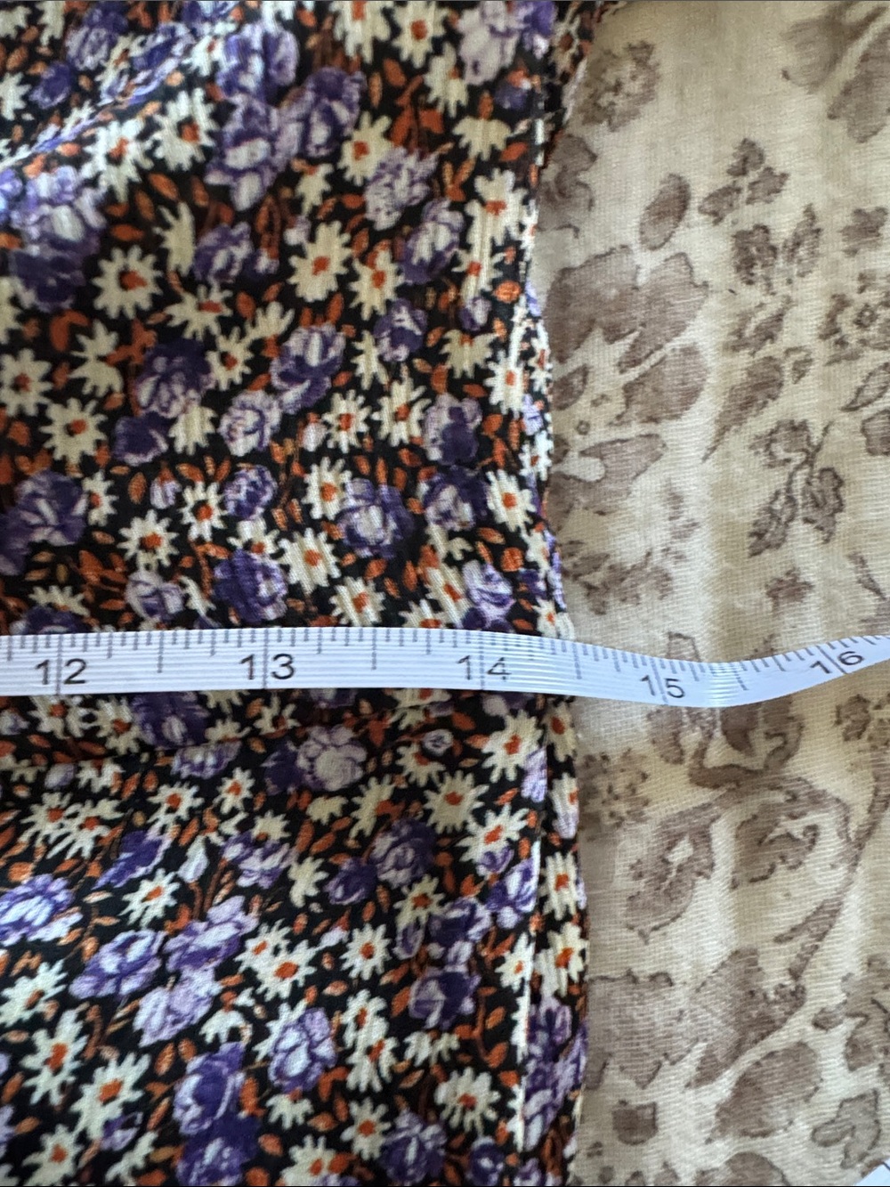 Zara Purple Floral V-Neck Long Sleeve Mini Dress - Picture 10 of 13
